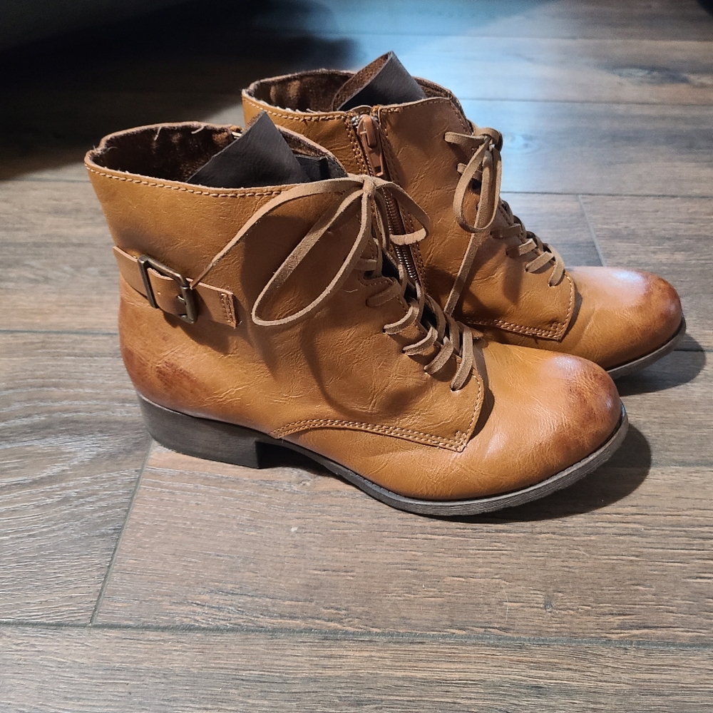 Tan Ankle Booties